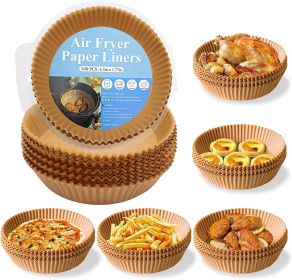 Air Fryer Disposable Paper 100 Pcs Round Non-Stick Paper Prime Oil-proof Parchment Paper Cooking Paper for Fryers Basket Frying Pan Microwave Ove Air Fryer Disposable Paper 100 Pcs Round Non-Stick Paper Prime Oil-proof Parchment Paper Cooking Paper for Fryers Basket Frying Pan Microwave Ove